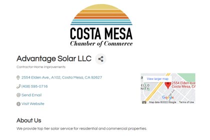 member of costa mesa chamber of commerce